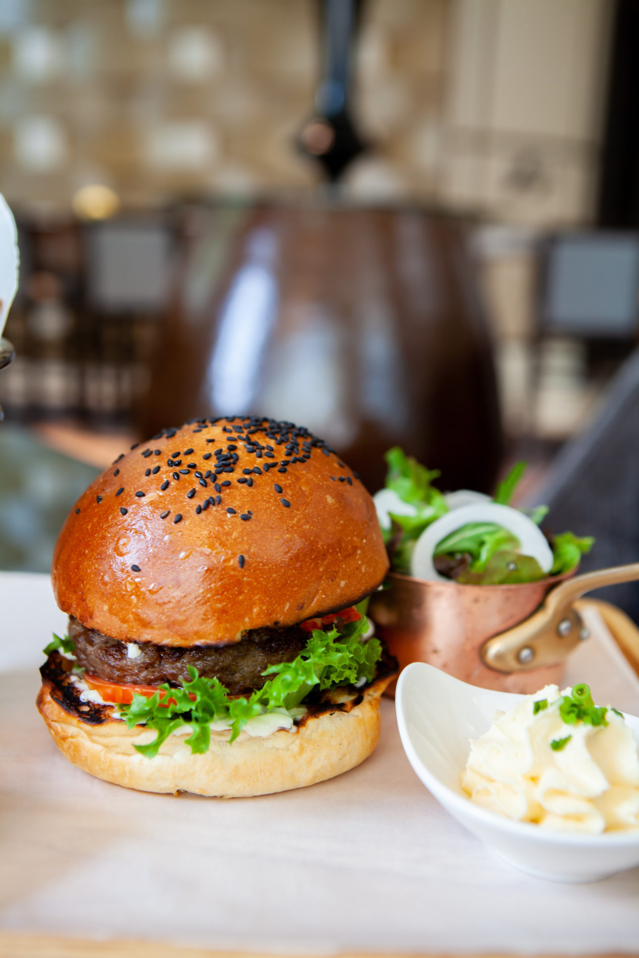 Grilled Wagyu Hamburgers