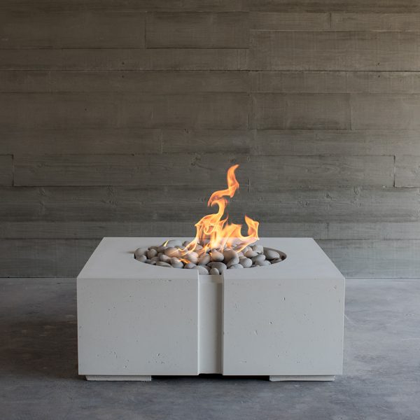 luxury rock fire pit