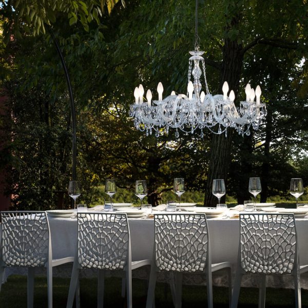 outdoor chandelier